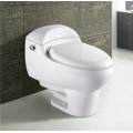 Baño sanitarios blanco cerámica Siphonic inodoro de una pieza con asiento